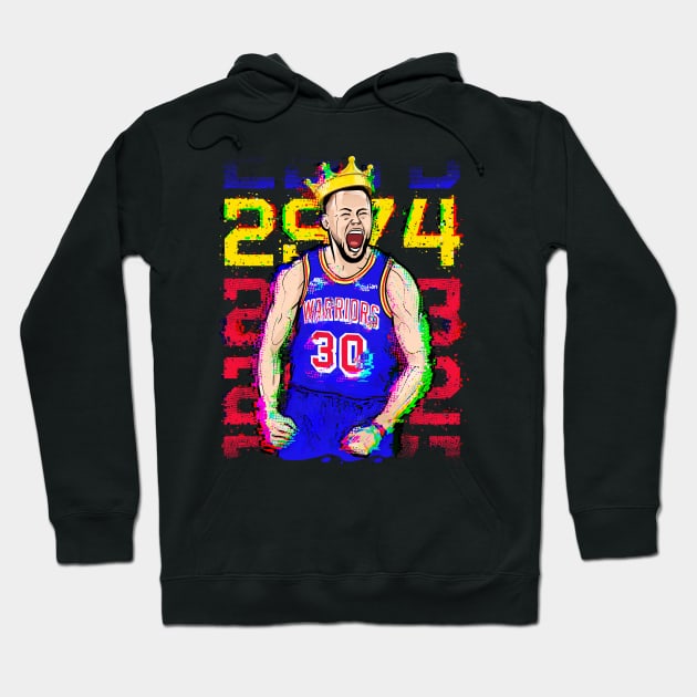 3 Point King Hoodie by teeleoshirts